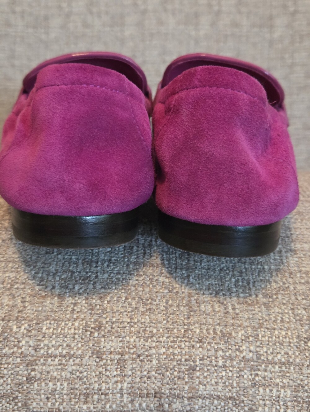 NEW TORY BURCH SIZE 7 FUSCHIA BALLET LOAFER - Picture 3 of 6